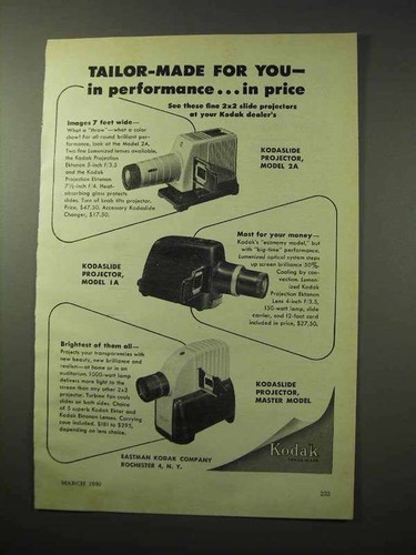 1950 kodak kodaslide projector - kodak,